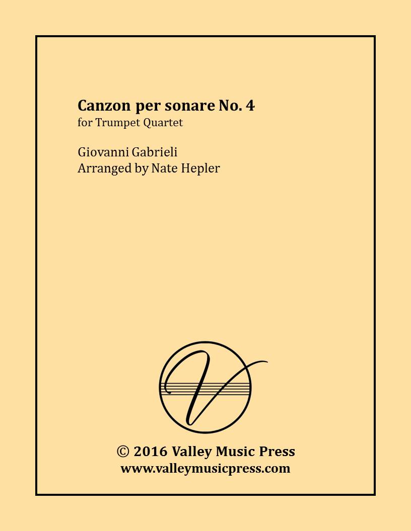Gabrieli - Canzon per sonare No. 4 (Trumpet Quartet)