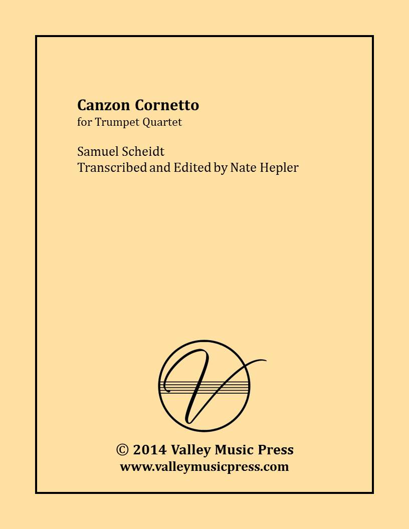 Scheidt - Canzon Cornetto (Trumpet Quartet) - Click Image to Close