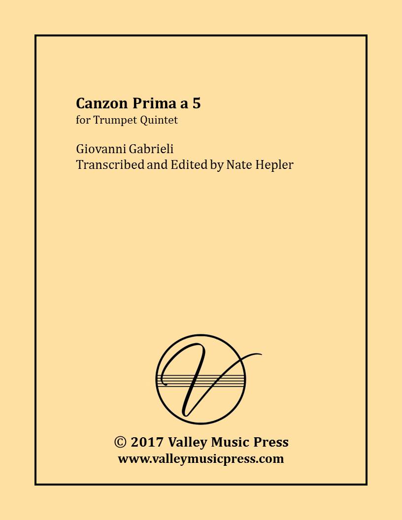 Gabrieli - Canzon Prima (I) a 5 (Trumpet Quintet) - Click Image to Close
