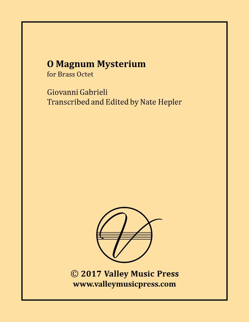 Gabrieli - O Magnum Mysterium (Brass Octet) - Click Image to Close