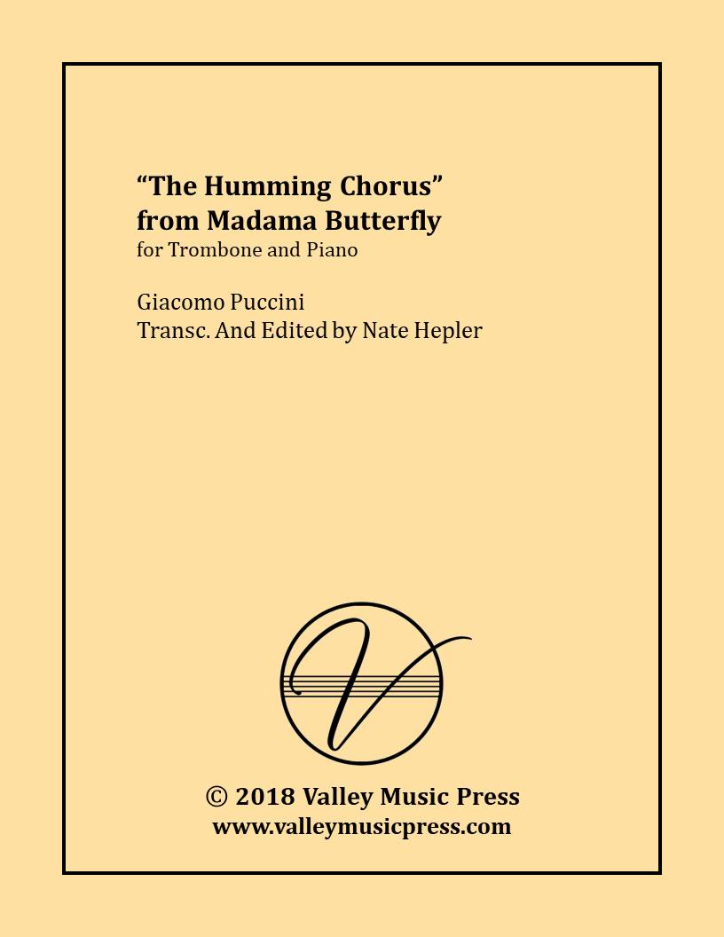 Puccini - Humming Chorus from Madama Butterfly (Trb & Piano)