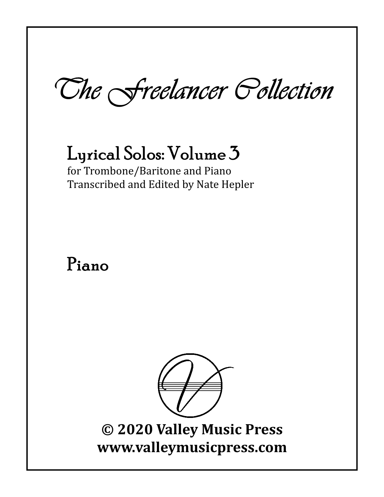 Hepler - Freelancer Collection Lyrical Solos Vol 3 (Trb & Piano) - Click Image to Close