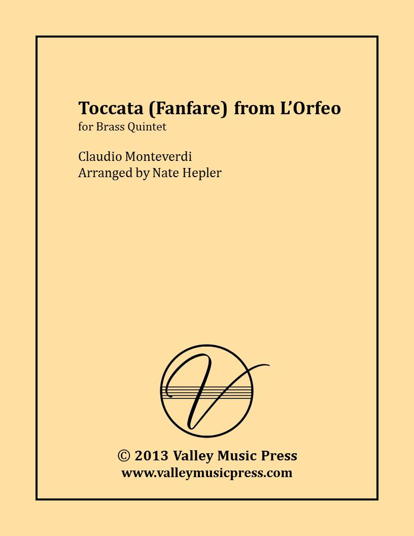 Monteverdi - Toccata (Fanfare) from L'Orfeo (Brass Quintet) - Click Image to Close