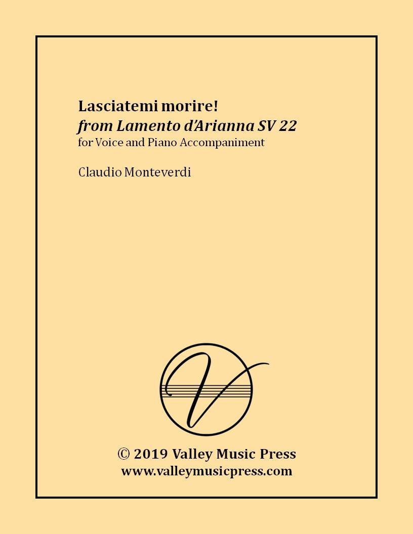 Monteverdi - Lasciatemi morire! (Voice) - Click Image to Close