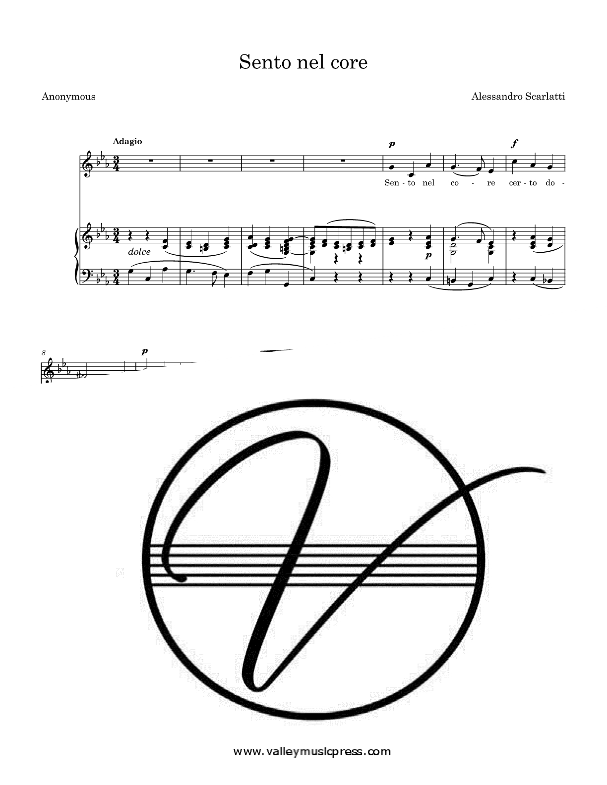 Scarlatti - Sento nel core (Voice) - Click Image to Close