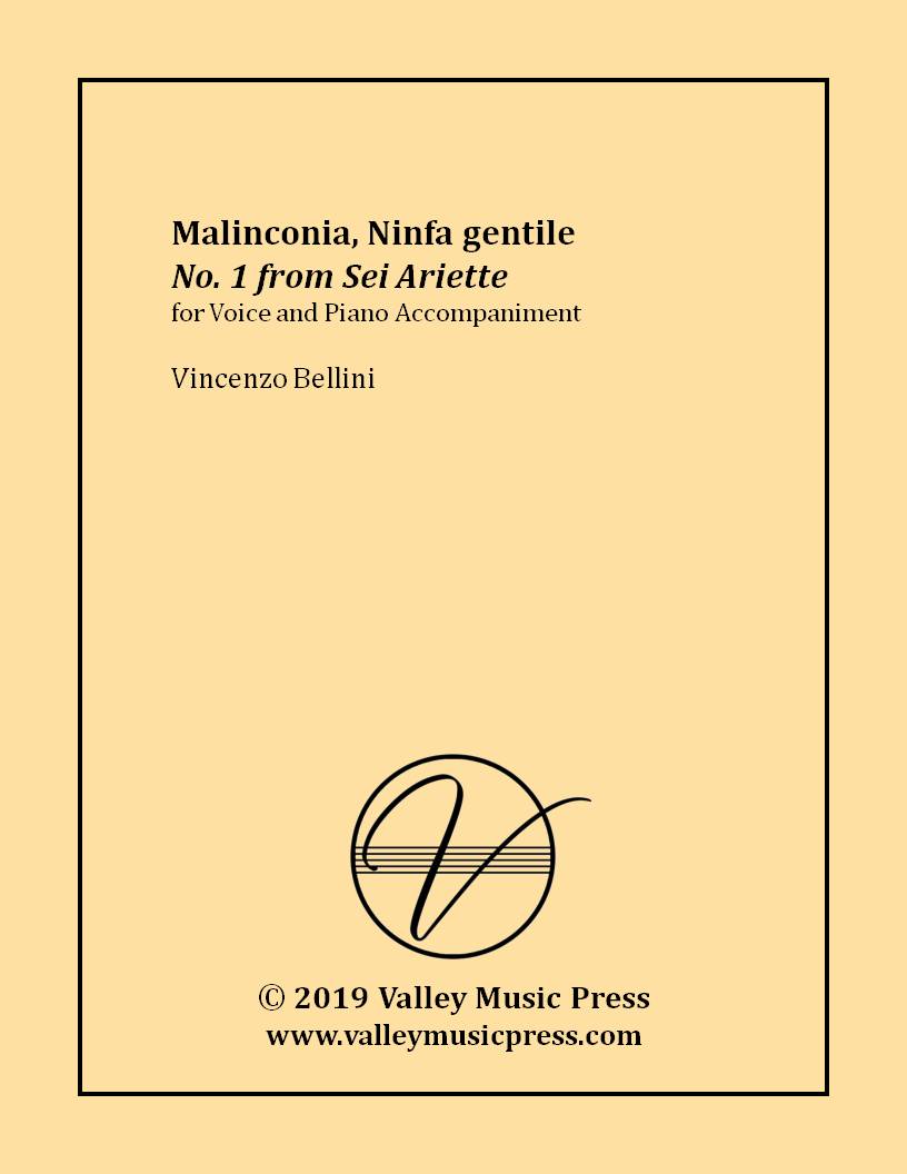 Bellini - Malinconia, Ninfa gentile (Voice) - Click Image to Close