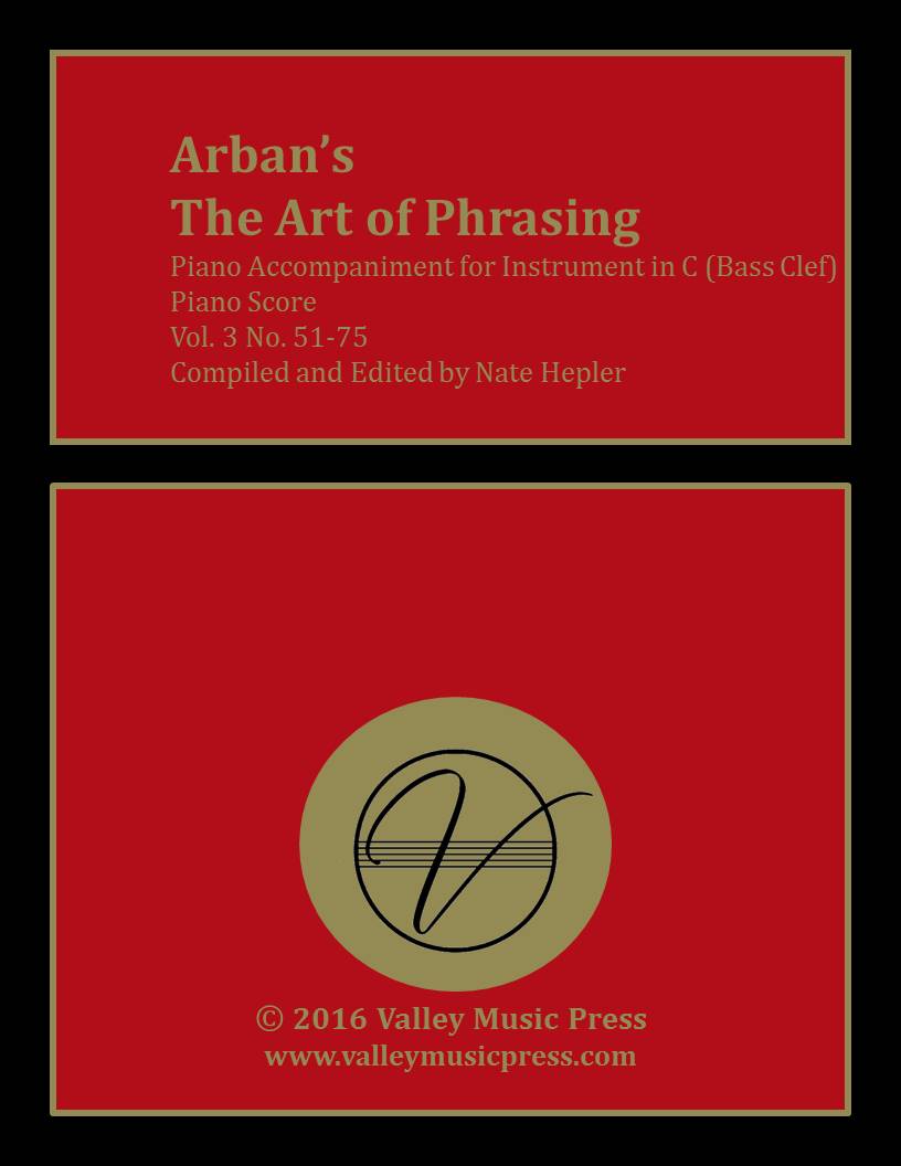 Arban Art of Phrasing Piano Accompaniment Vol. 3 No. 51-75 (Trb)