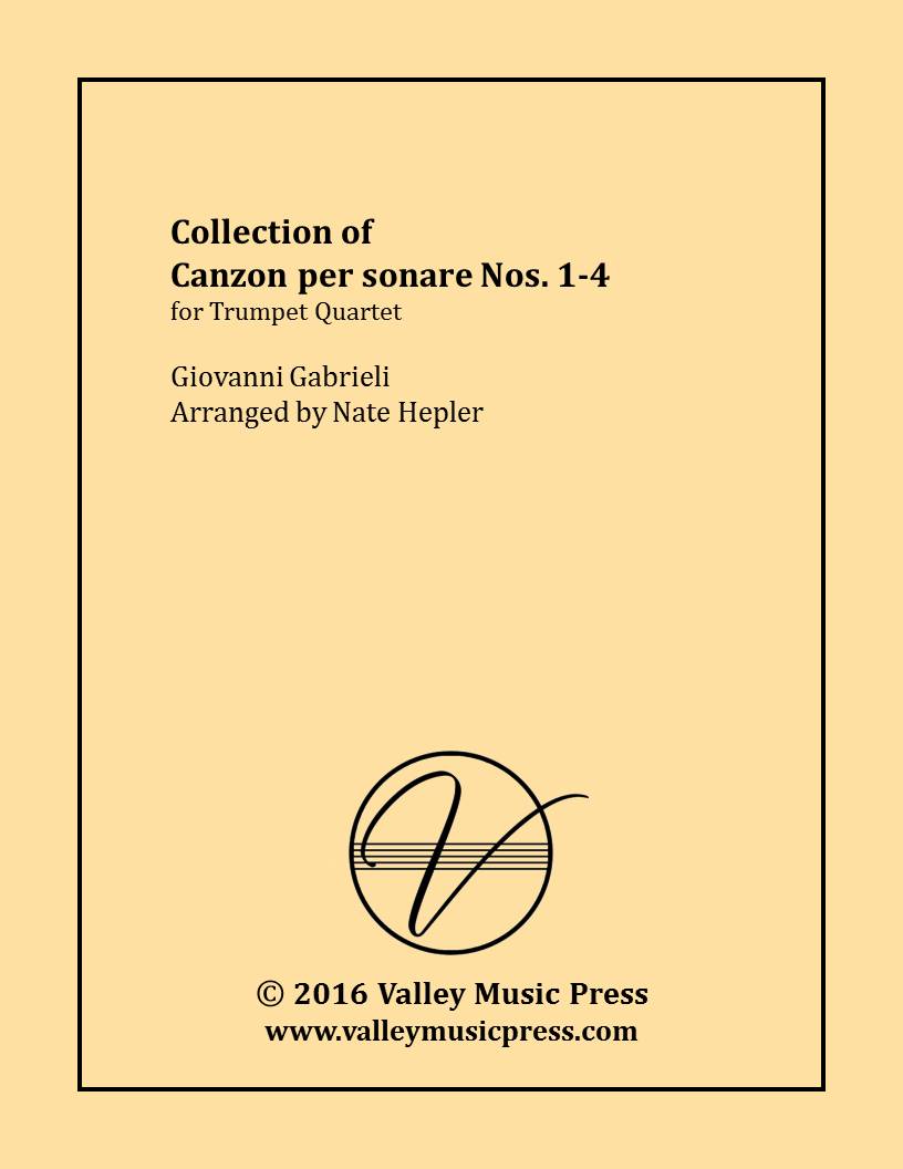 Gabrieli - Collection of Canzon per sonare No. 1-4 (Tpt Quartet)