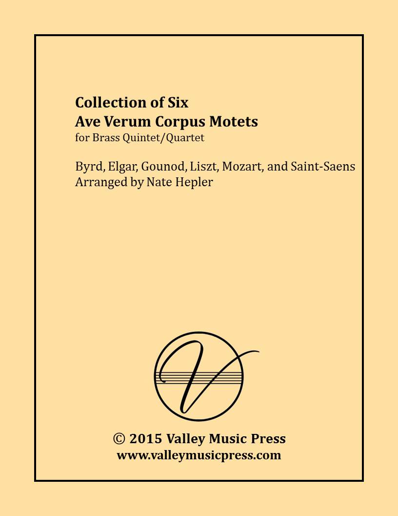 Various - Collection of Six Ave Verum Corpus Motets (BQ/4tet)
