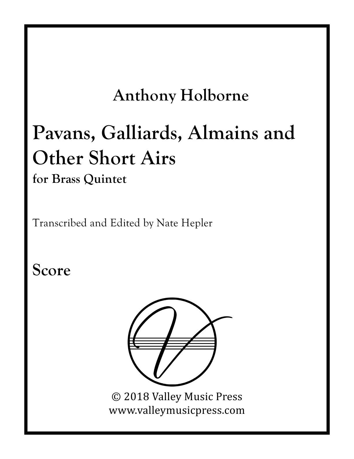 Holborne - Pavans, Galliards, Almains and Short Airs (All) (BQ) - Click Image to Close