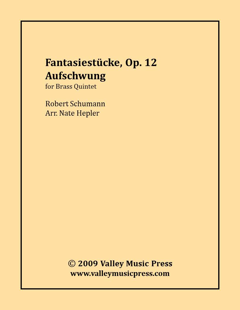 Schumann - Fantasiestucke, Op. 12, No. 2 - Aufschwung (BQ) - Click Image to Close