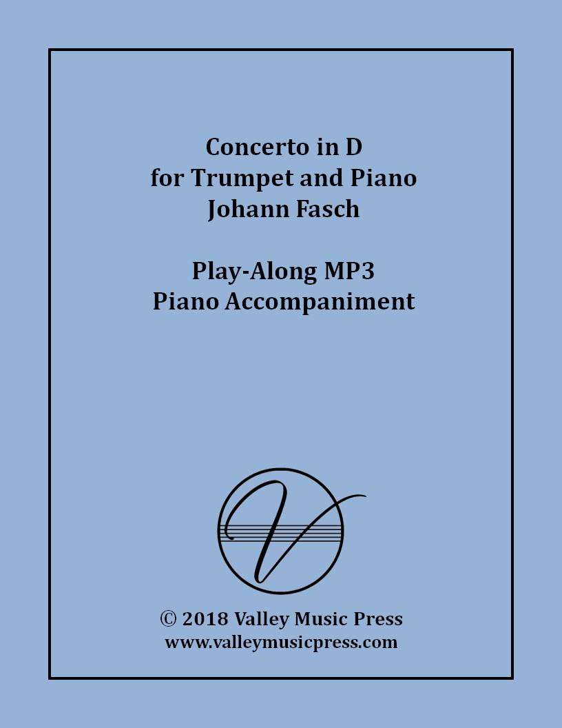 Fasch - Concerto in D for Trumpet (MP3 Piano Accompaniment)