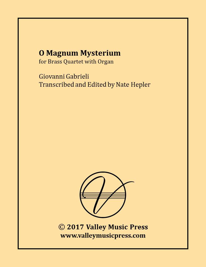 Gabrieli - O Magnum Mysterium (Brass Quartet with Organ)