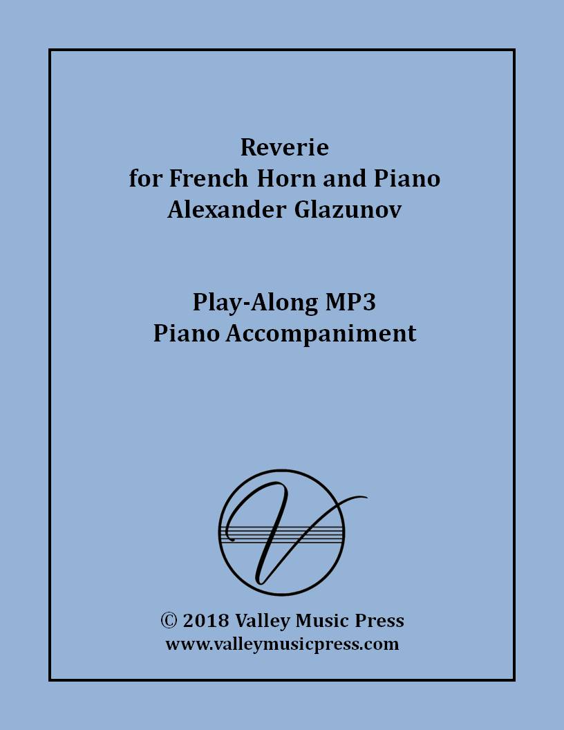 Glazunov - Reverie Op. 24 for Horn (MP3 Piano Accompaniment)
