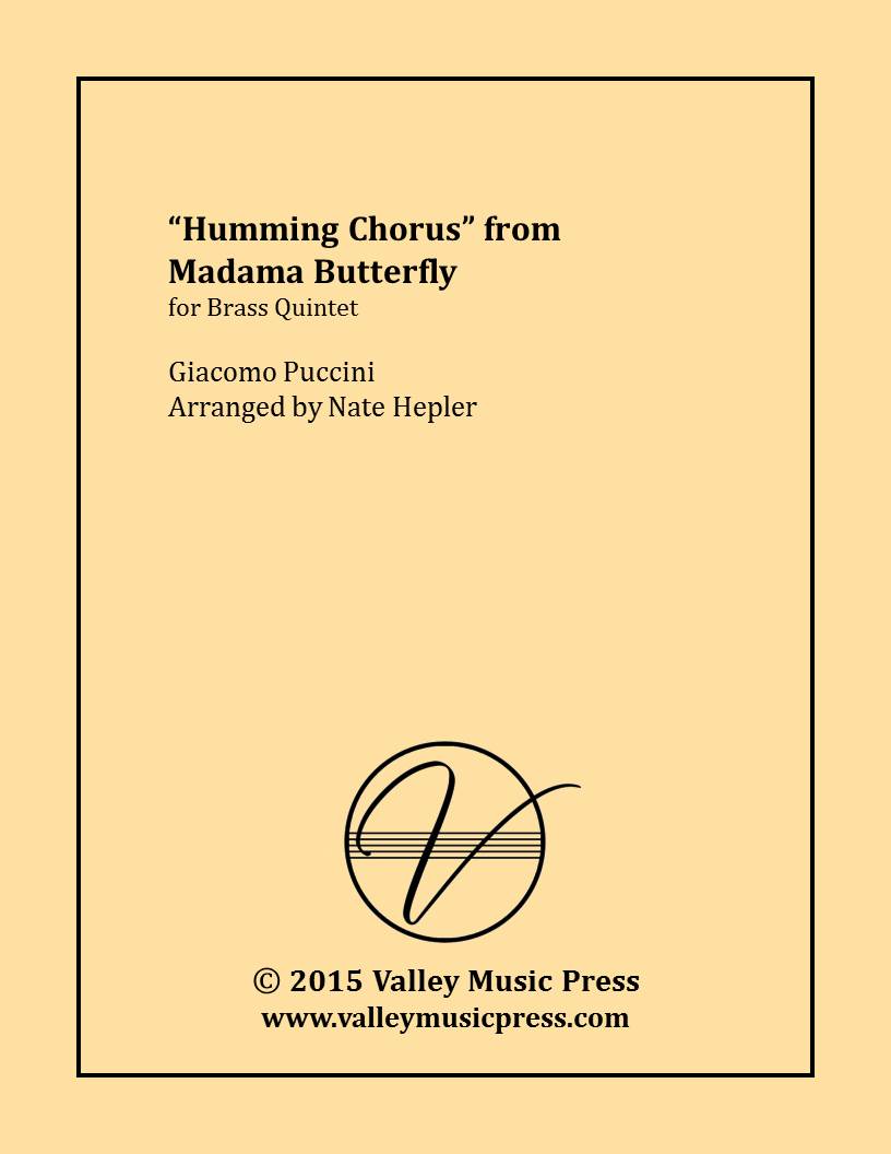 Puccini - Humming Chorus from Madama Butterfly (Brass Quintet)