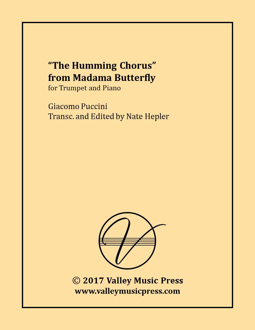 Puccini - Humming Chorus from Madama Butterfly (Trp & Piano) - Click Image to Close