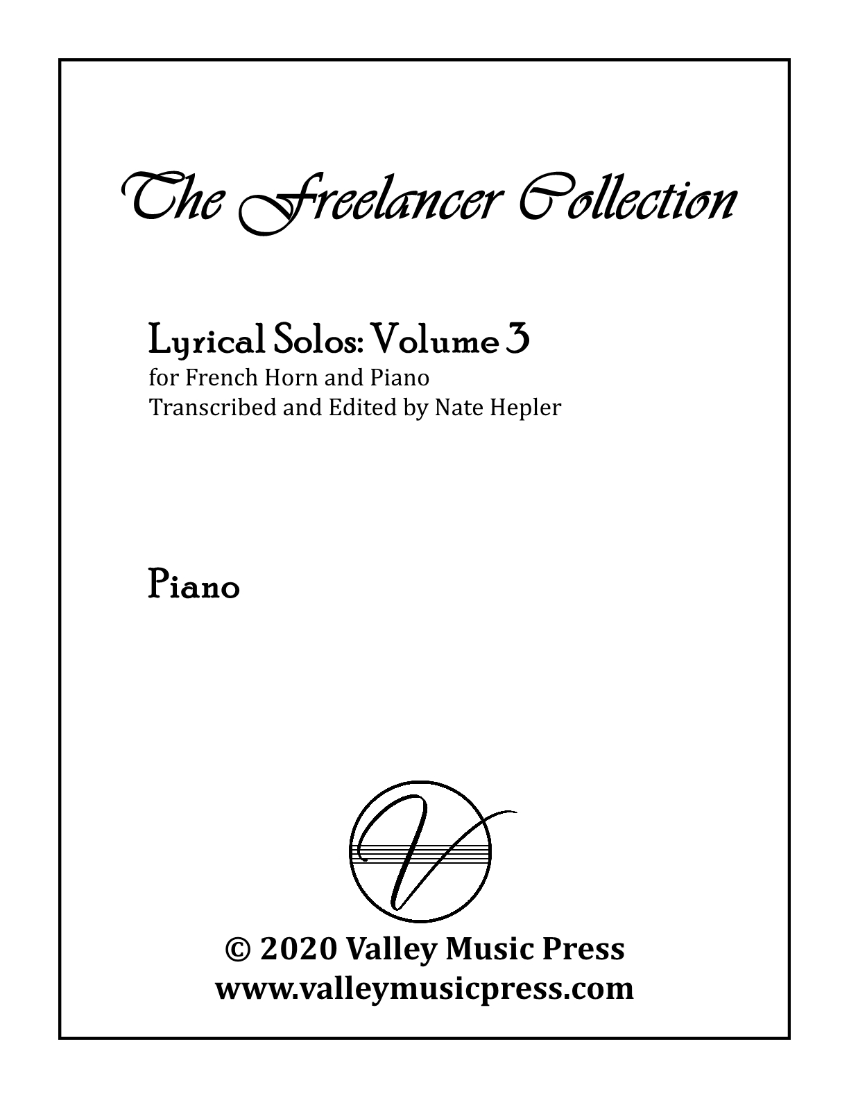 Hepler - Freelancer Collection Lyrical Solos Vol 3 (Hrn & Piano)