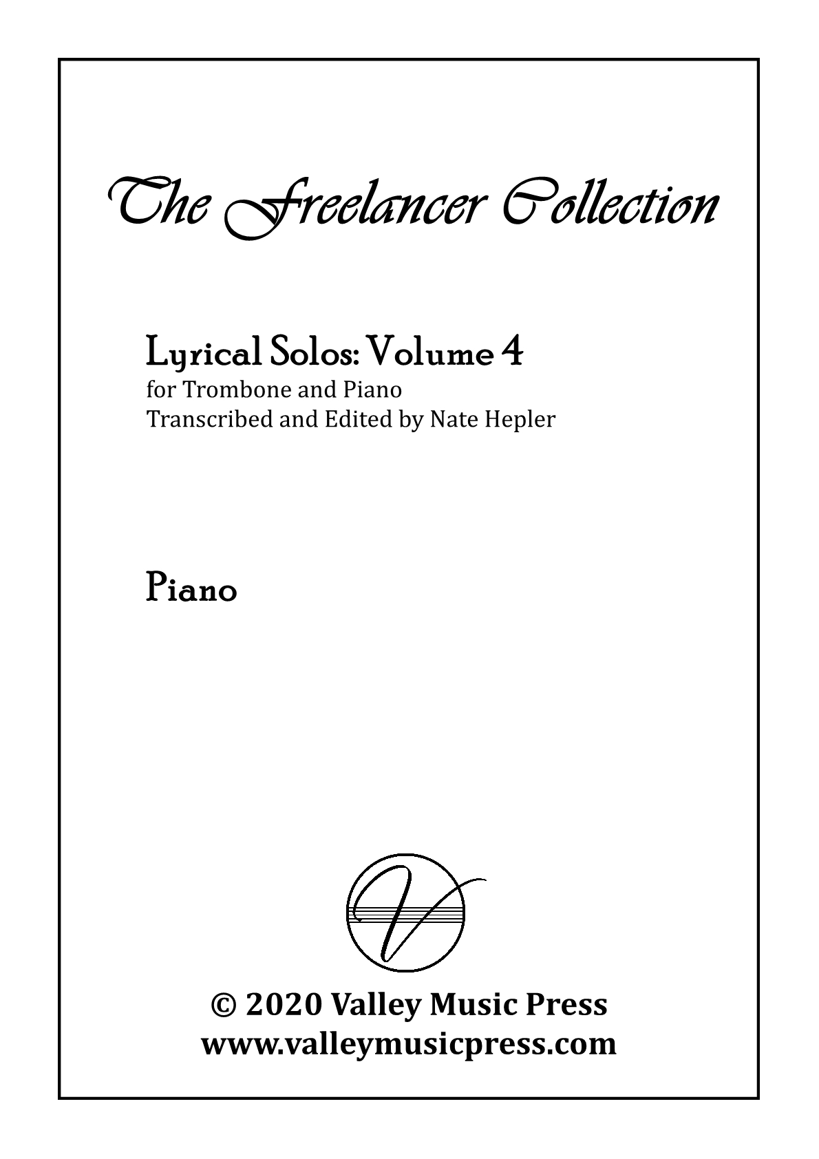 Hepler - Freelancer Collection Lyrical Solos Vol 4 (Trb & Piano)