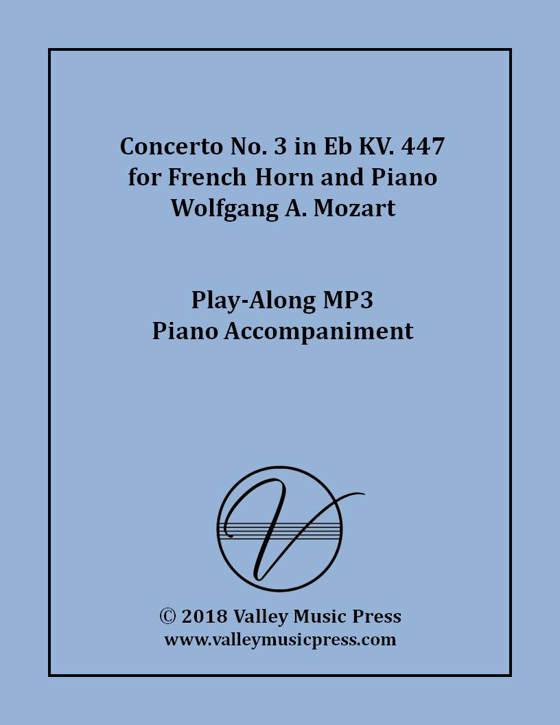 Mozart - Horn Concerto No. 3 in Eb K. 447 (MP3 Accompaniment) - Click Image to Close