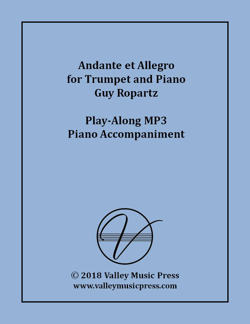 Ropartz - Andante et Allegro for Trumpet (MP3 Accompaniment)