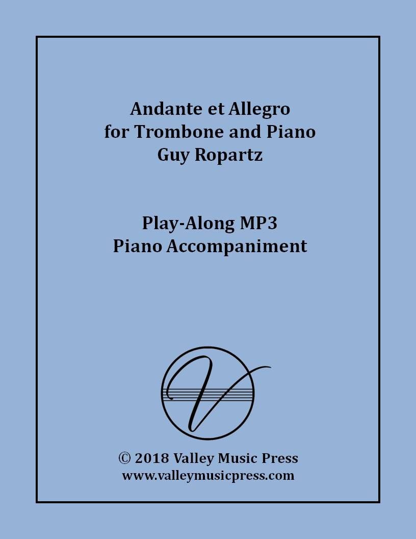 Ropartz - Andante et Allegro for Trombone (MP3 Accompaniment)