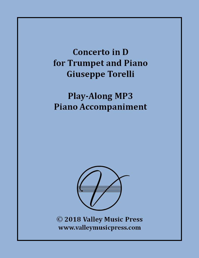 Torelli - Concerto in D for Trumpet (MP3 Piano Accompaniment)