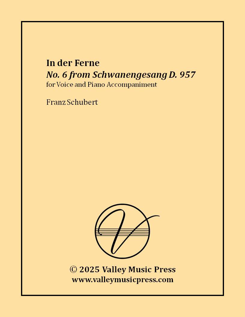 Schubert - In der Ferne D. 957 No. 6 (Voice)
