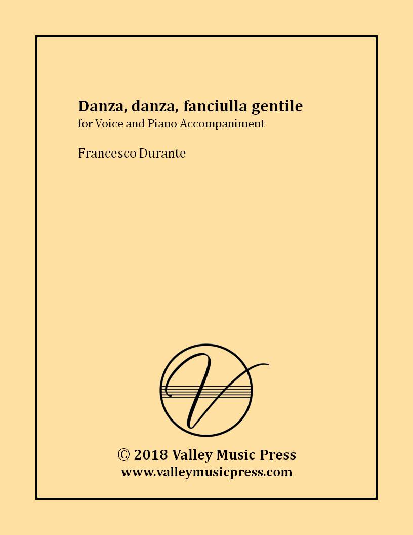 Durante - Danza, danza, fanciulla gentile (Voice) - Click Image to Close