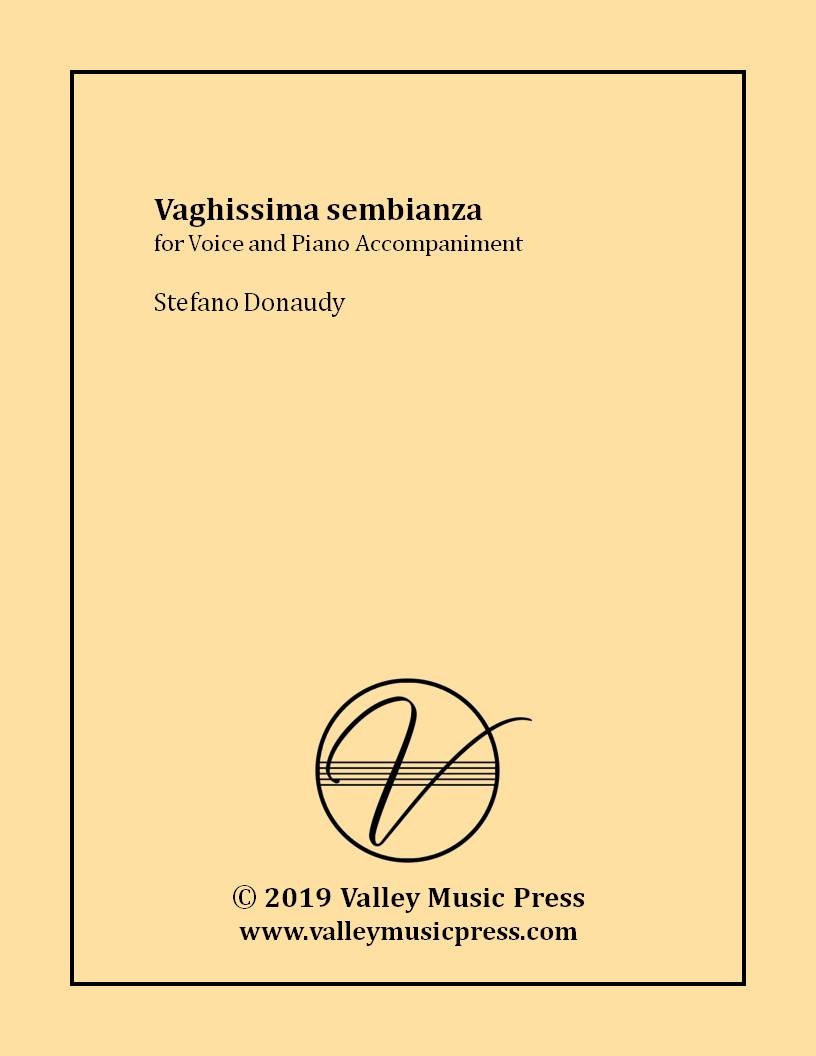Donaudy - Vaghissima sembianza (Voice) - Click Image to Close