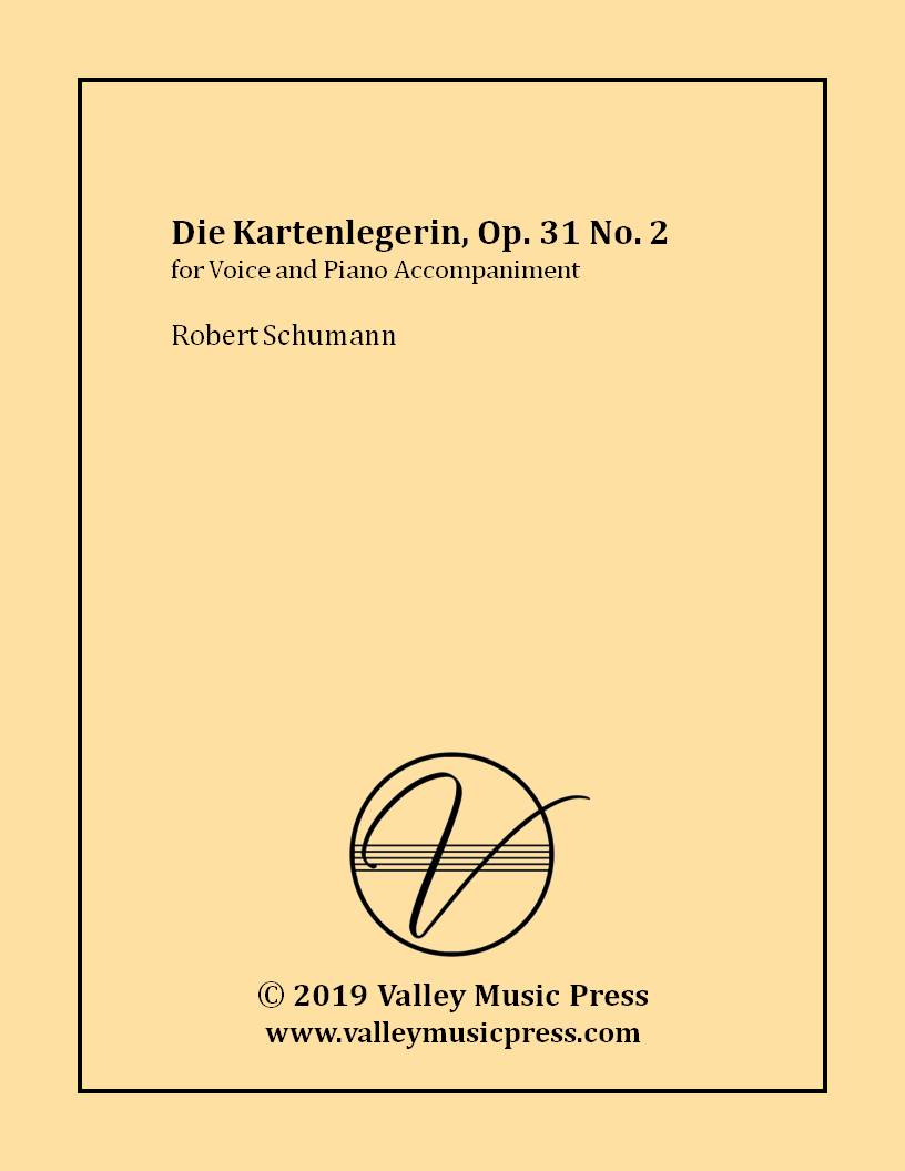 Schumann - Die Kartenlegerin Op. 31 No. 2 (Voice) - Click Image to Close