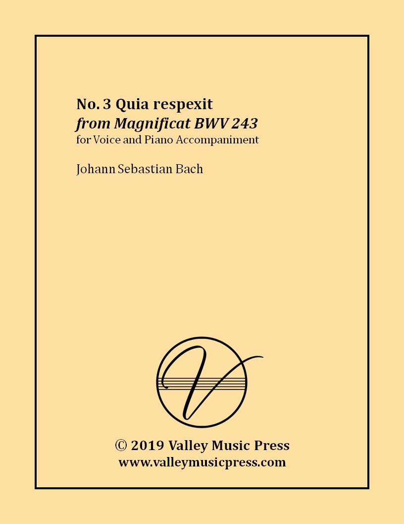Bach - Quia respexit BWV 243 (Voice)