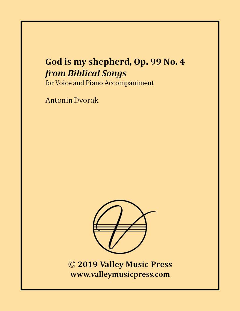 Dvorak - God is my shepherd Op. 99 No. 4 (Voice)