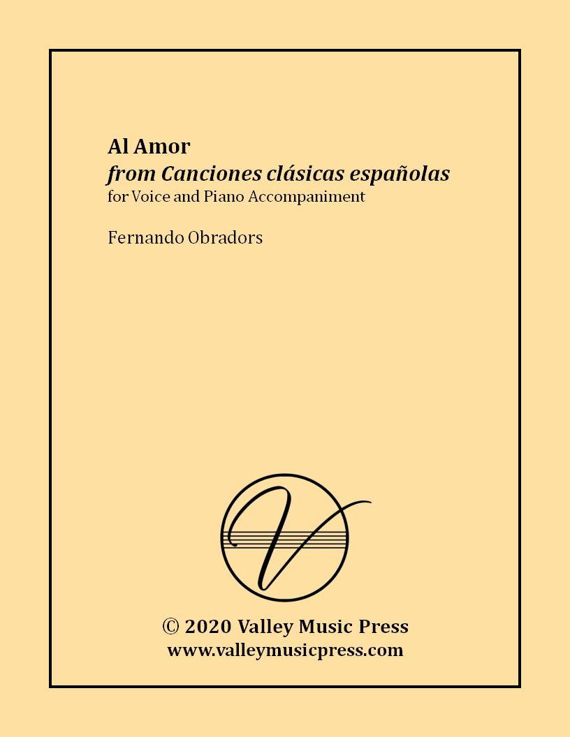 Obradors - Al Amor (Voice) - Click Image to Close