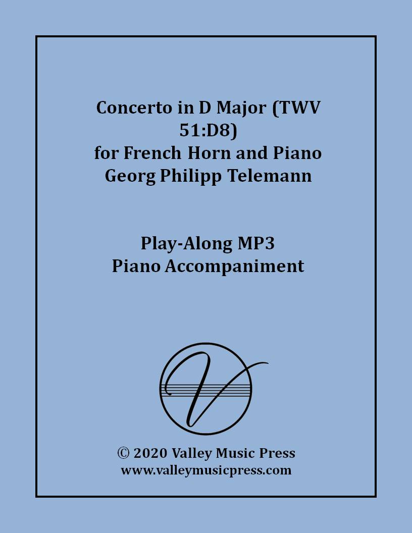 Telemann - Horn Concerto in D Major (MP3 Accompaniment)