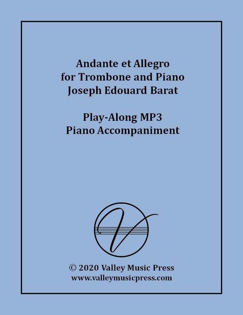 Barat - Andante et Allegro for Trombone (MP3 Accompaniment)
