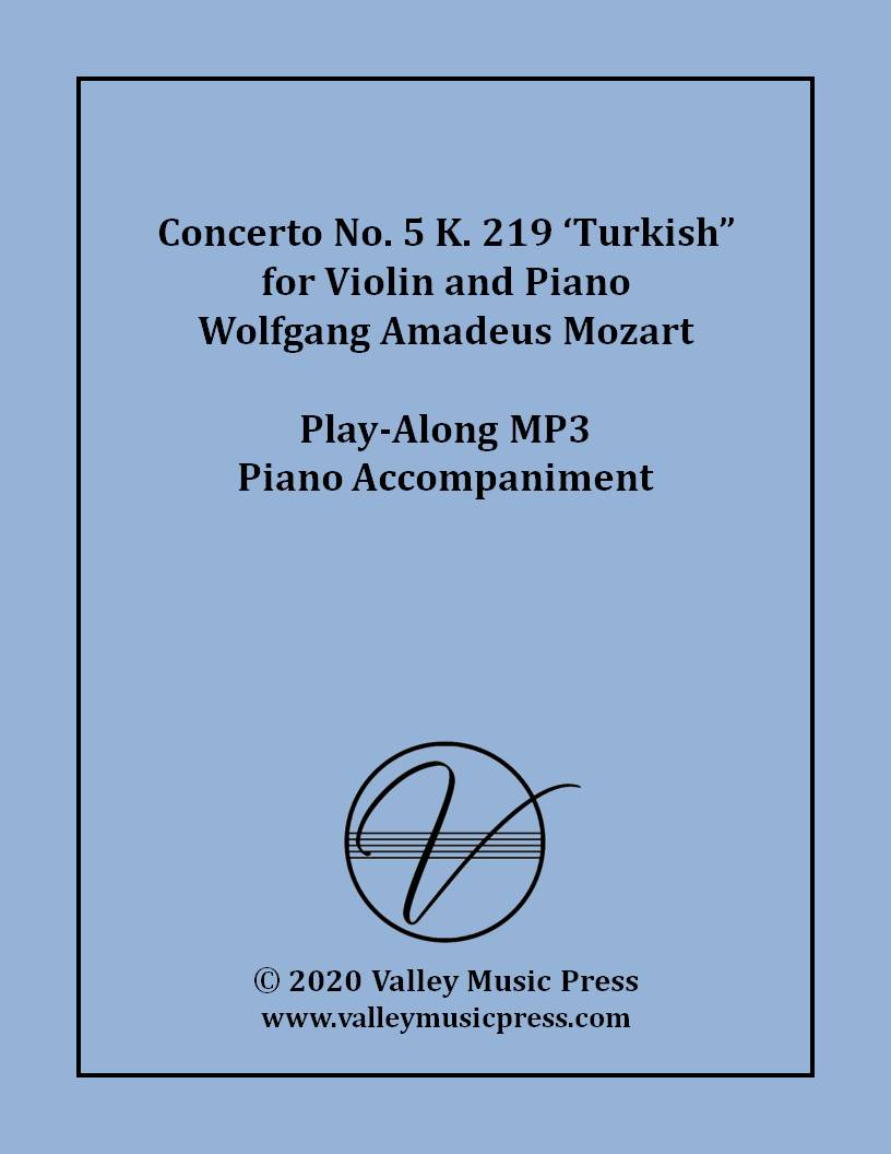Mozart - Violin Concerto No. 5 K. 219 (MP3 Accompaniment)