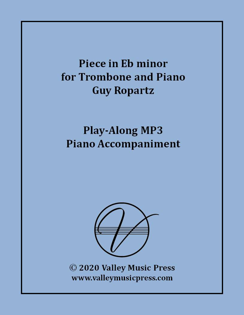 Ropartz - Piece in Eb minor for Trombone (MP3 Accompaniment)