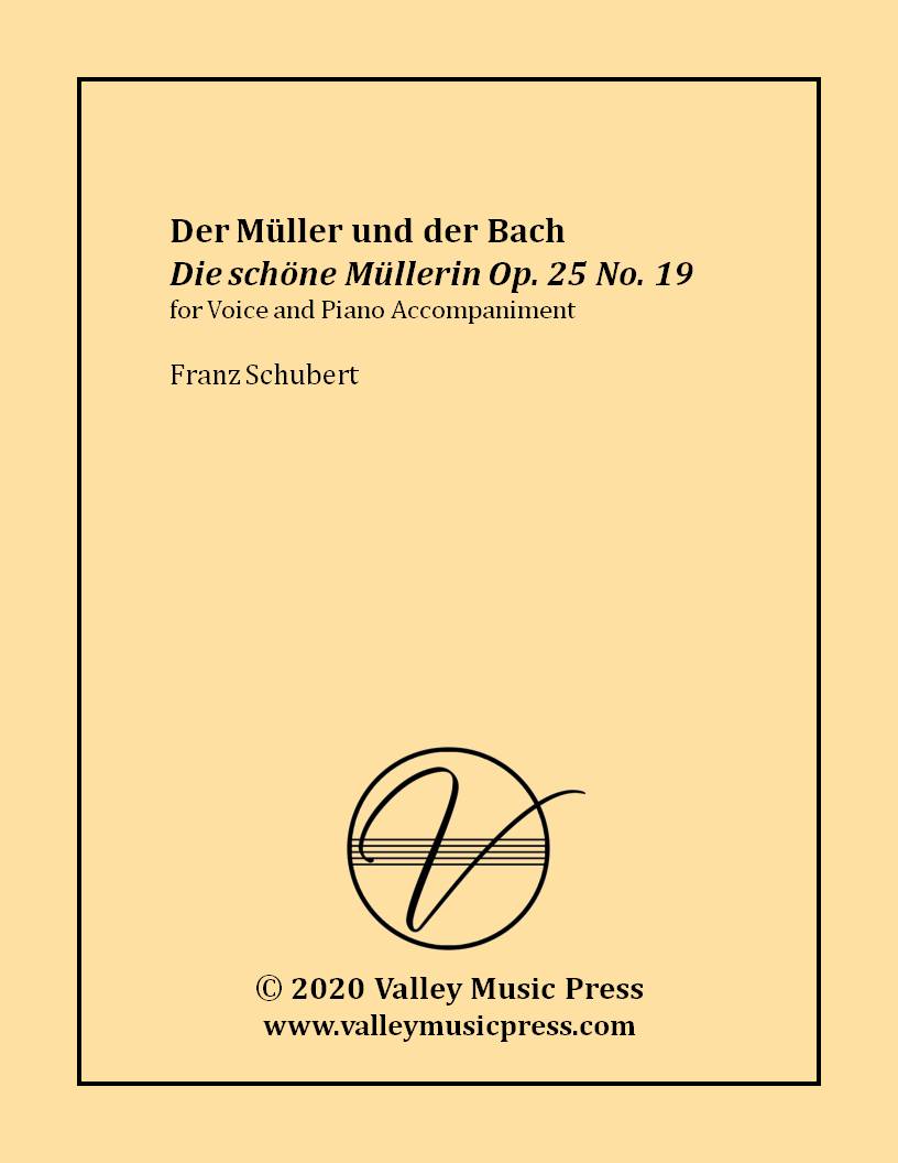 Schubert - Der Muller und der Bach D. 795 Op. 25 No. 19 (Voice)