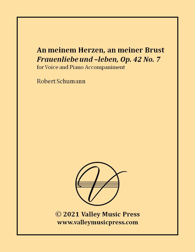 Schumann - An meinem Herzen, an meiner Brust Op. 42 (Voice) - Click Image to Close