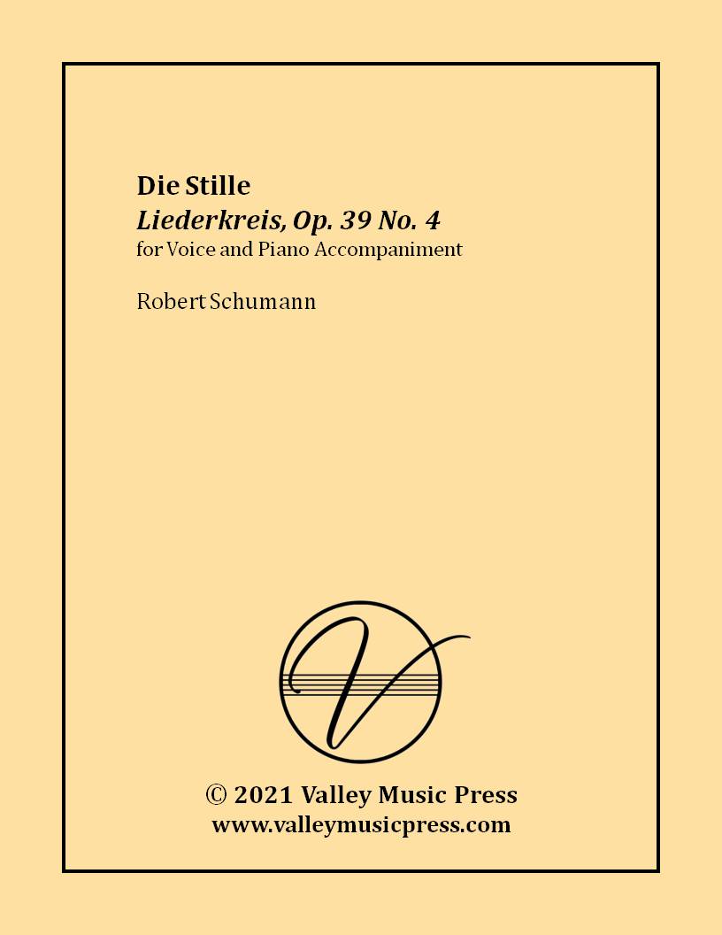 Schumann - Die Stille Op. 39 No. 4 (Voice)