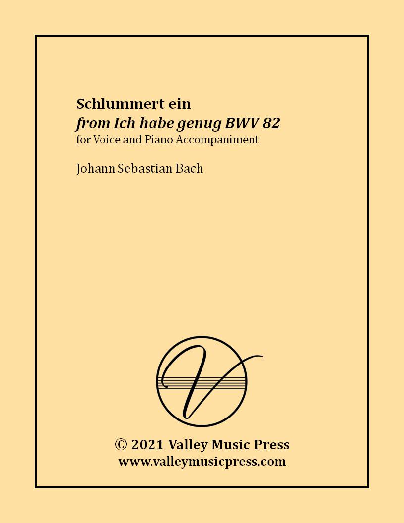 Bach - Schlummert ein BWV 82 (Voice)