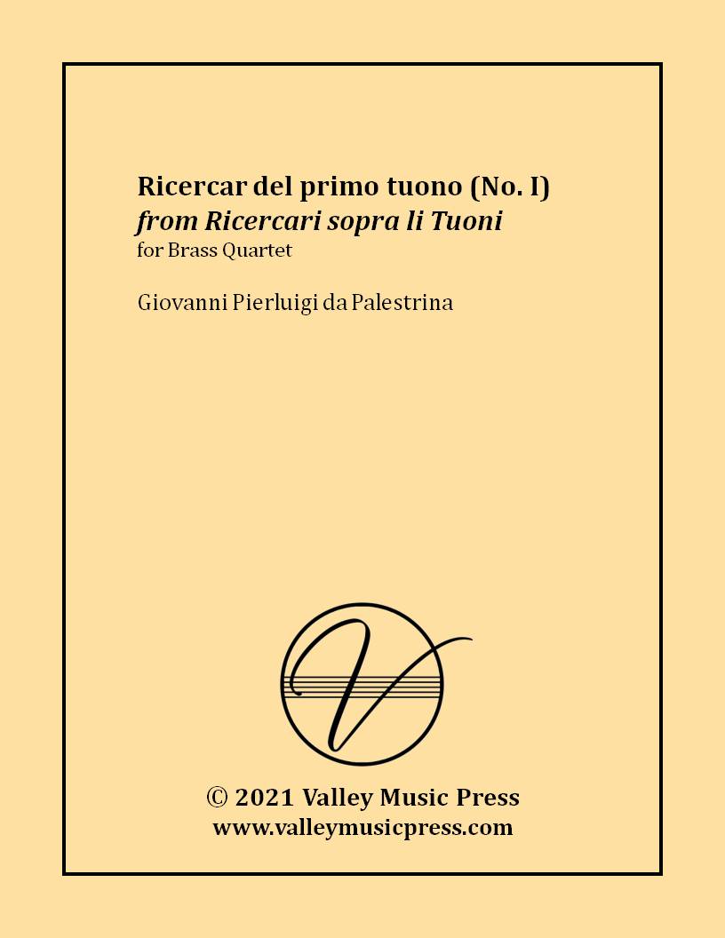 Palestrina - Ricercar del primo tuono (No. 1) (Brass Quartet) - Click Image to Close