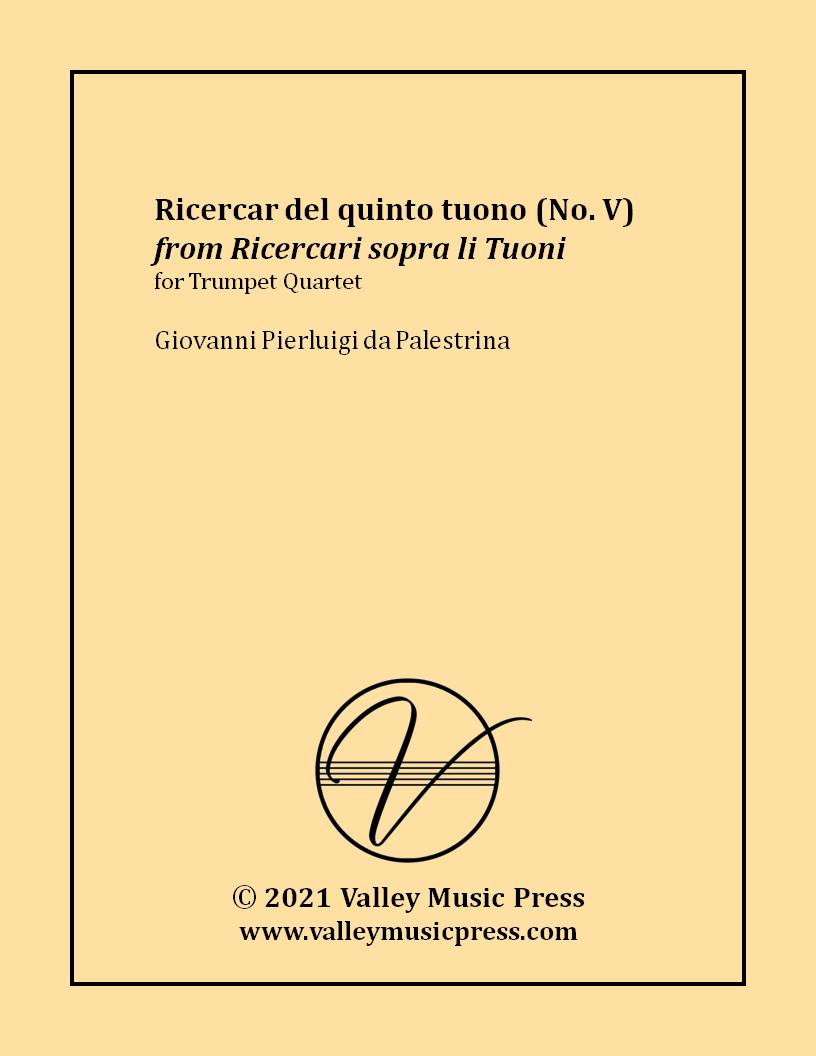 Palestrina - Ricercar del quinto tuono (No. 5) (Trumpet Quartet)