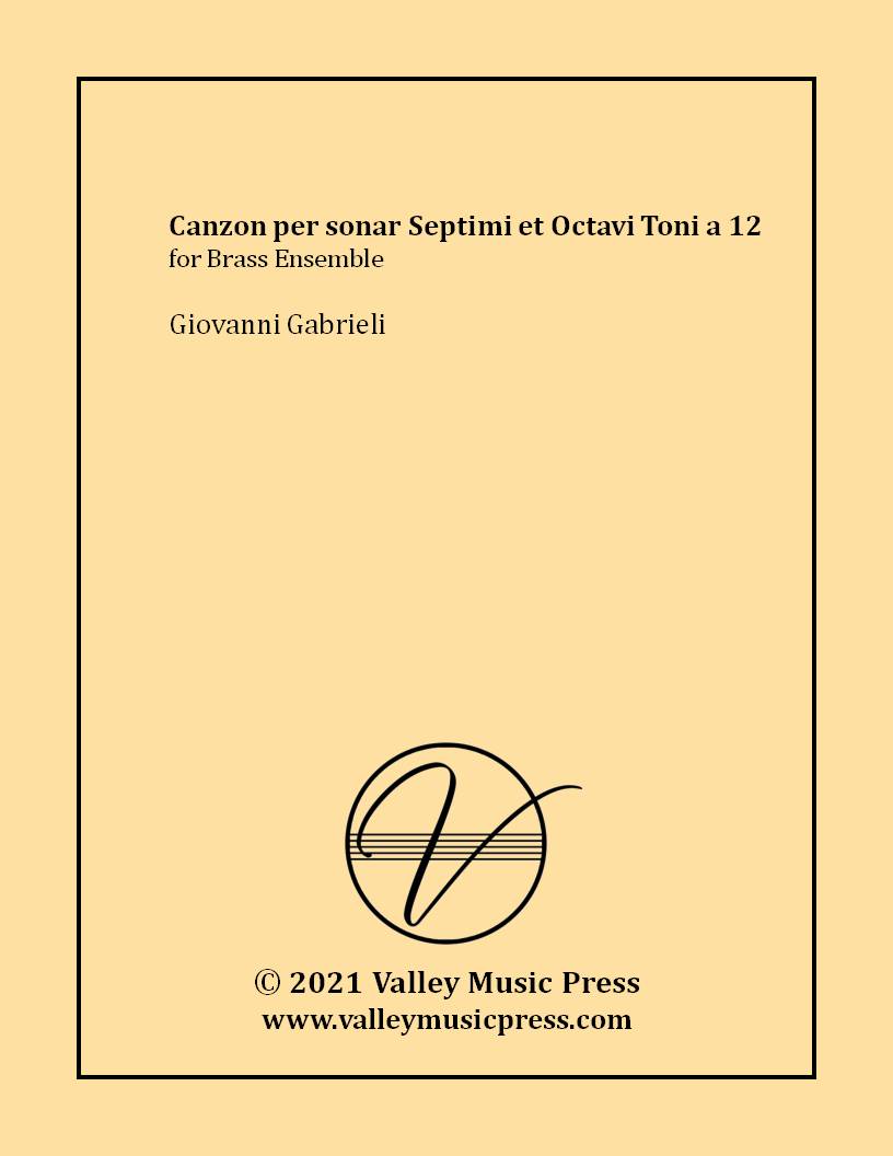 Gabrieli - Canzon Septimi et Octavi Toni a 12 (Brass Ensemble)