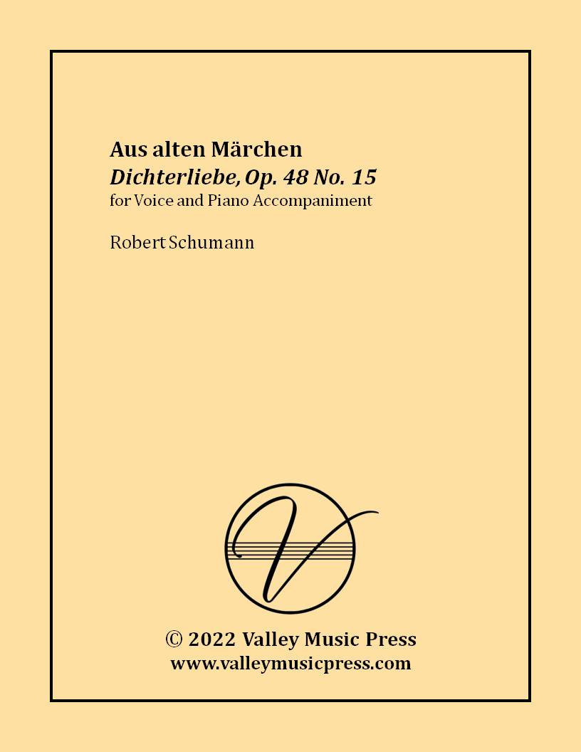 Schumann - Aus alten Marchen winkt es Op. 48 No. 15 (Voice)