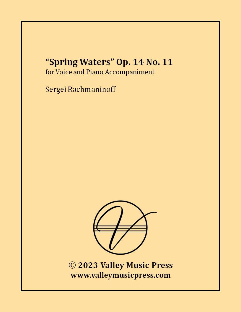 Rachmaninoff - Spring Waters Op. 14 No. 11 (Voice)