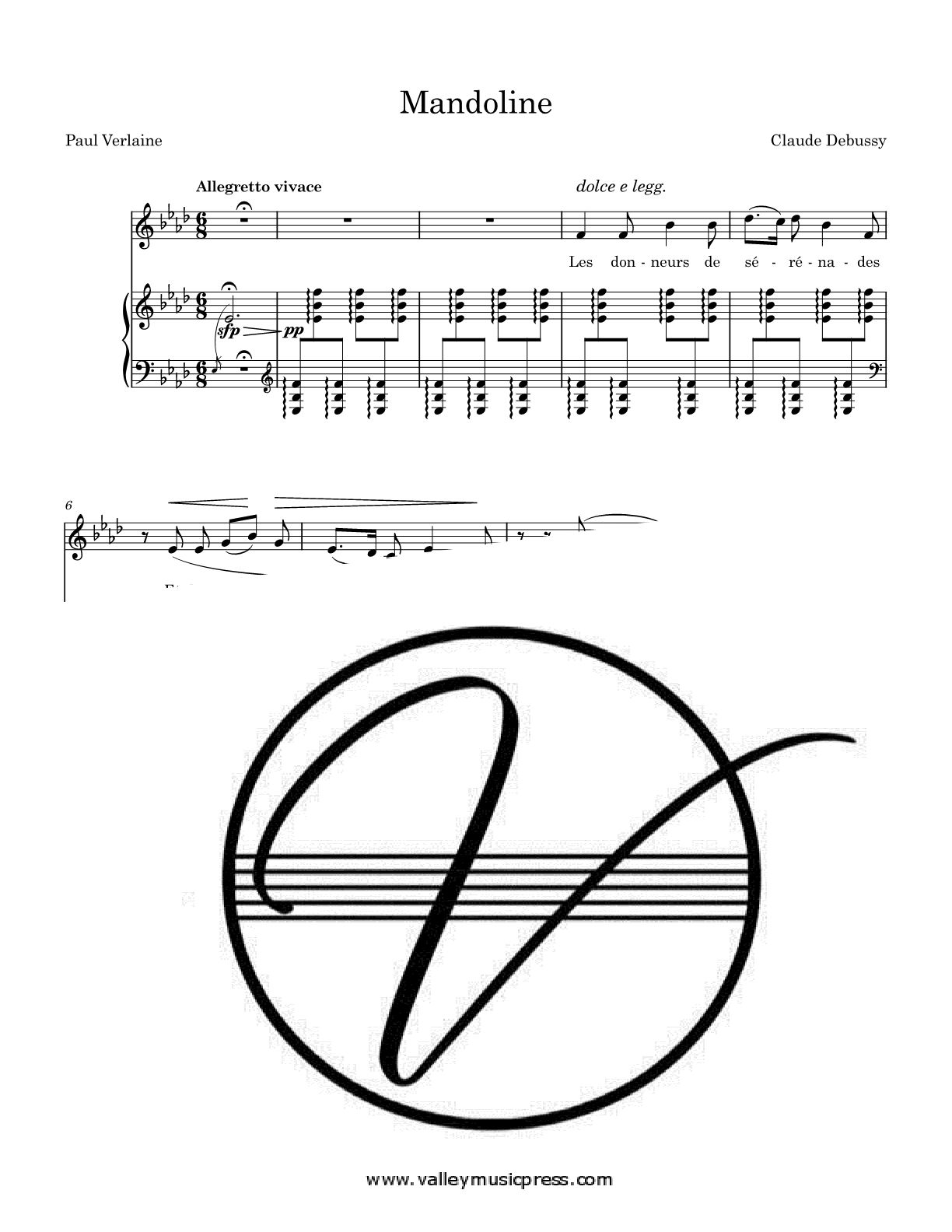 Debussy - Mandoline (Voice) - Click Image to Close