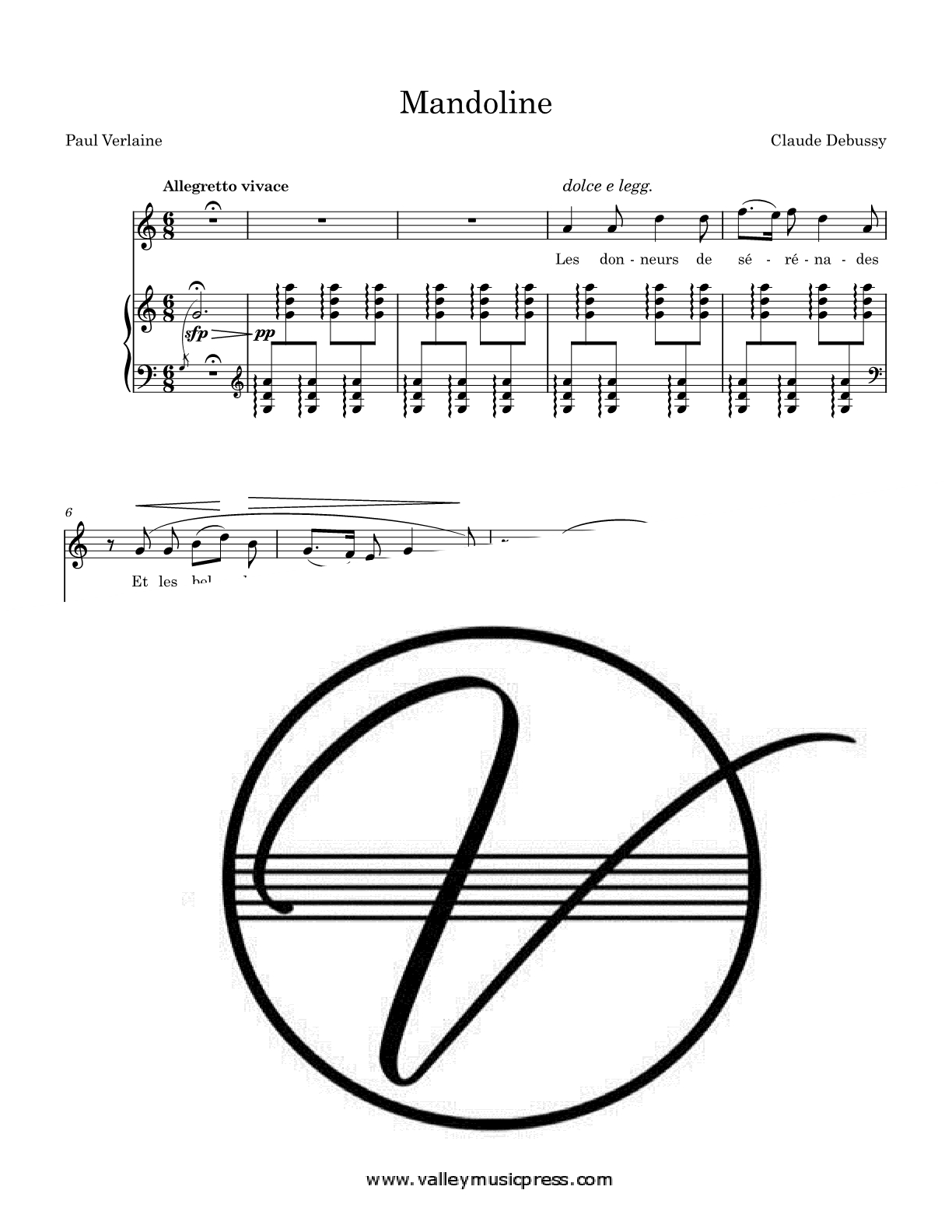 Debussy - Mandoline (Voice)