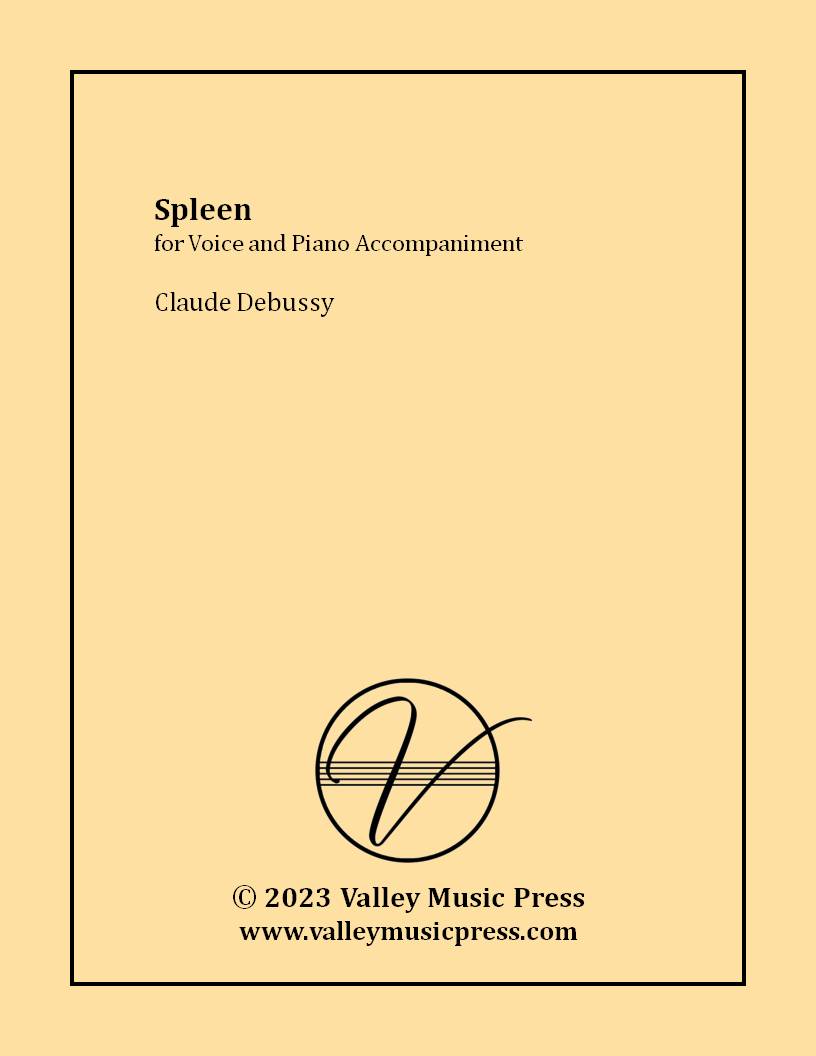 Debussy - Spleen (Voice) - Click Image to Close
