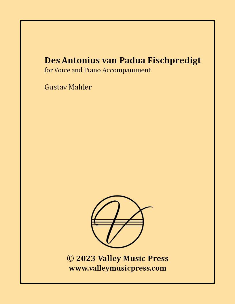 Mahler - Des Antonius van Padua Fischpredigt (Voice) - Click Image to Close